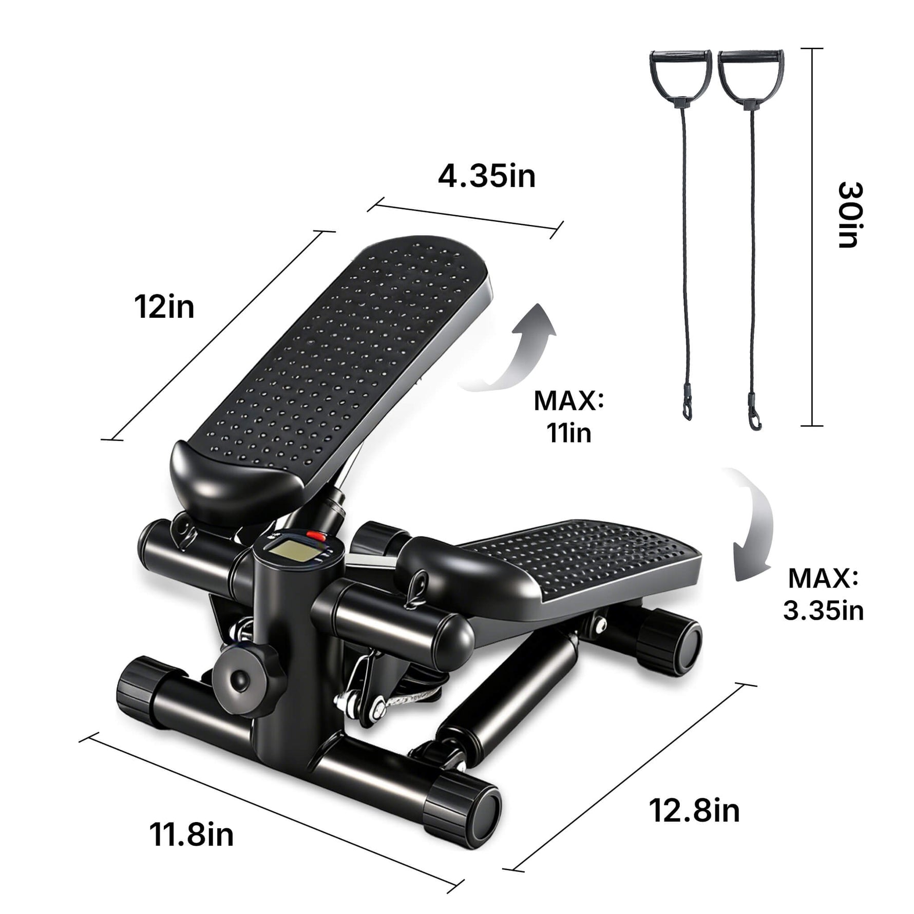 StockMAX Mini Home-Use Stepper with Digital Display