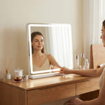 StockMAX Makeup Mirror with Lights and Aluminum Alloy Frame
