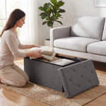 StockMAX Bed Footstool with Storage for Bedroom and Entry Door