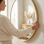 StockMAX Elegant Round Wall Mirror for Home