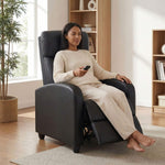 StockMAX Manual Recliner Massage and Heating for Living Room