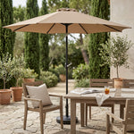 StockMAX Patio Sunshade, 9 Feet with 8 Bones for Patios, Pools