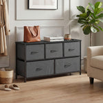 StockMAX Storage Cabinet with Metal Frame for Bedroom Dresser
