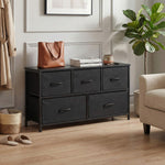 StockMAX Storage Cabinet with Metal Frame for Bedroom Dresser