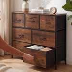 StockMAX Dresser Wooden Top with Storage for Living Room Bedroom