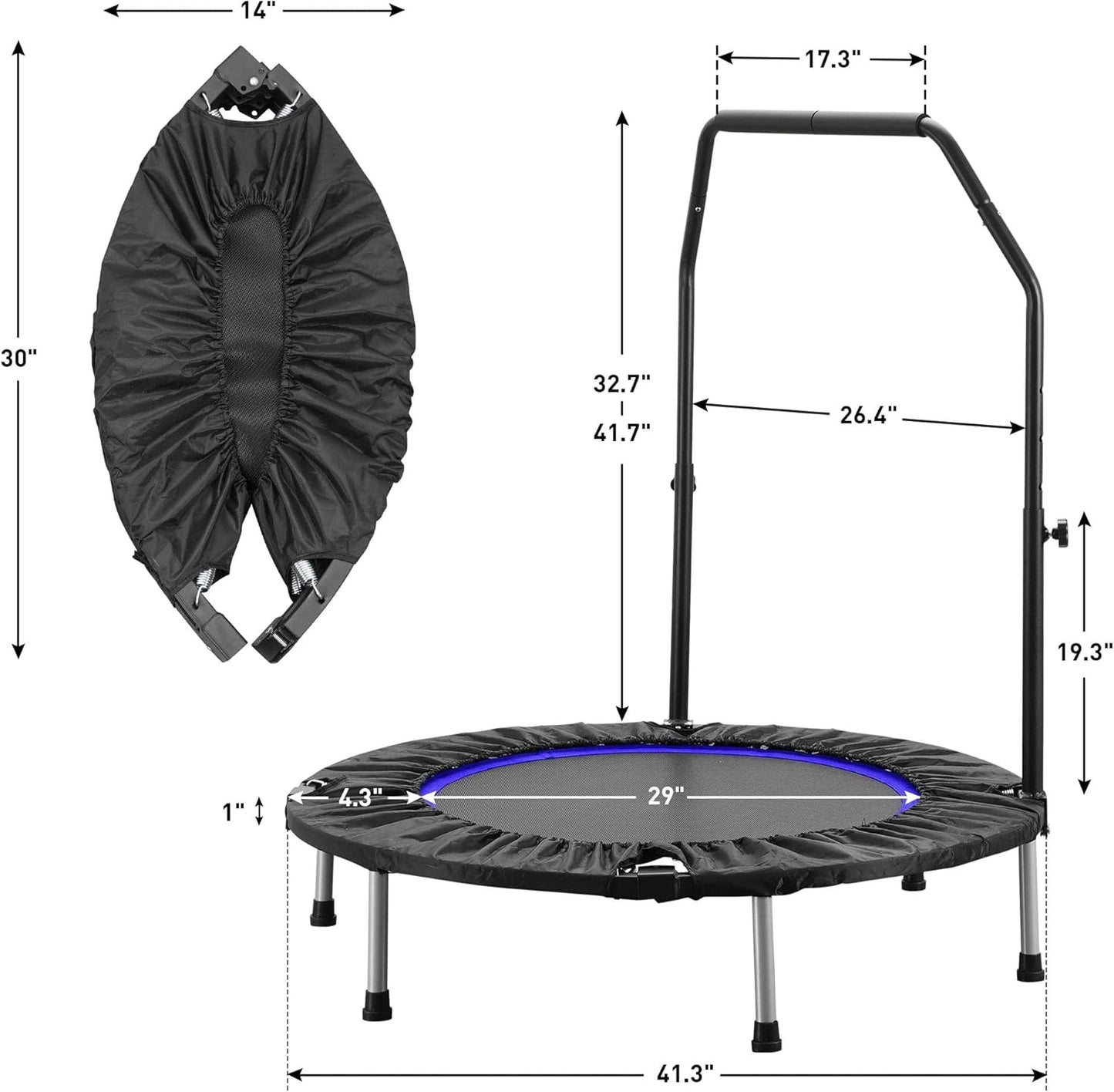 Foldable Mini Trampoline