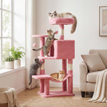 StockMAX 44" Muti-functional Cat Tree Tower with Sisal Scratcing Post and Condo