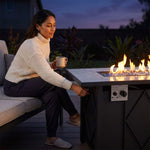 StockMAX 43" Outdoor Fire Pit Table with 50,000 BTU Heater