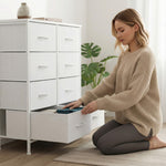 StockMAX High Dresser Fabric Storage Tower 8 Fabric Drawer