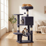 StockMAX 44" Muti-functional Cat Tree Tower with Sisal Scratcing Post and Condo
