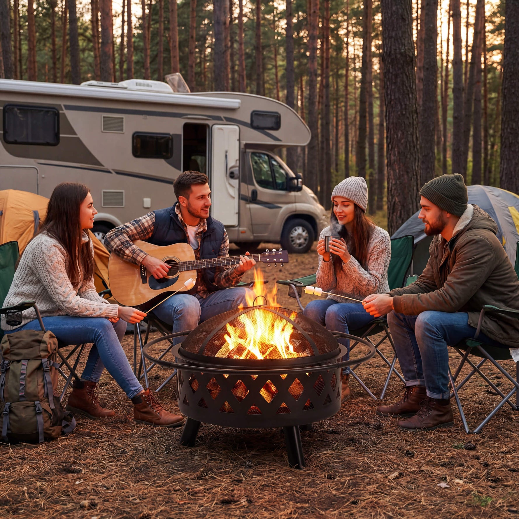 StockMAX | The Gatherer Outdoor Fire Pit — 30" & 36" Sizes（