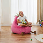 StockMAX Eggplant Bean Bag Chair – Soft ＆ Supportive