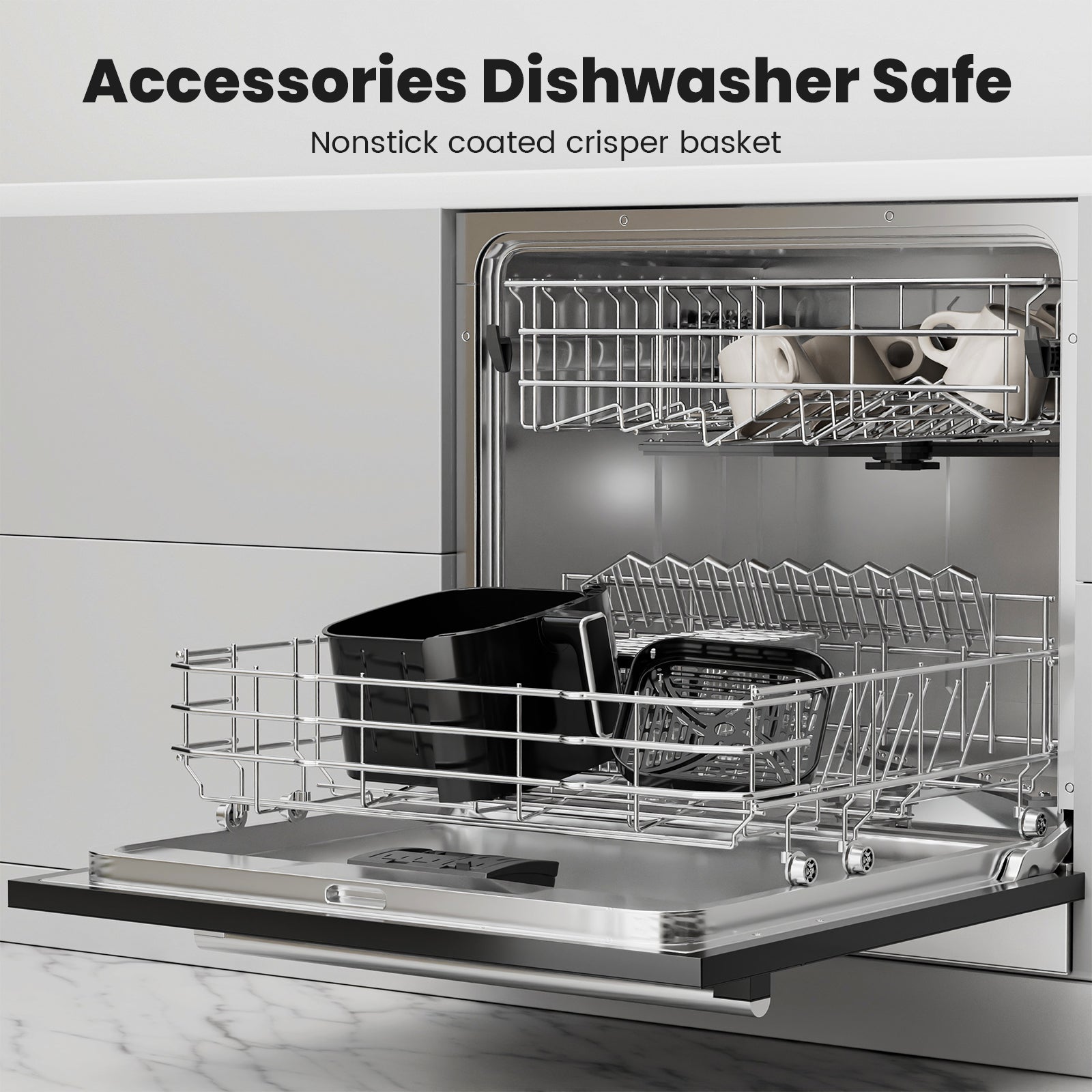 StockMAX 12-in-1 Compact Air Fryer 6 Qt with Window