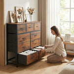 StockMAX Storage Cabinet with 9 Fabric Drawer For Children's Room
