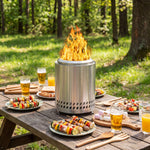 StockMAX Portable Fire Pit Enjoy the Warmth of the Outdoors