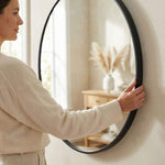 StockMAX Elegant Round Wall Mirror for Home