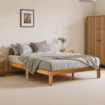 StockMAX Minimalist Solid Wood Bed Frame for Bedroom
