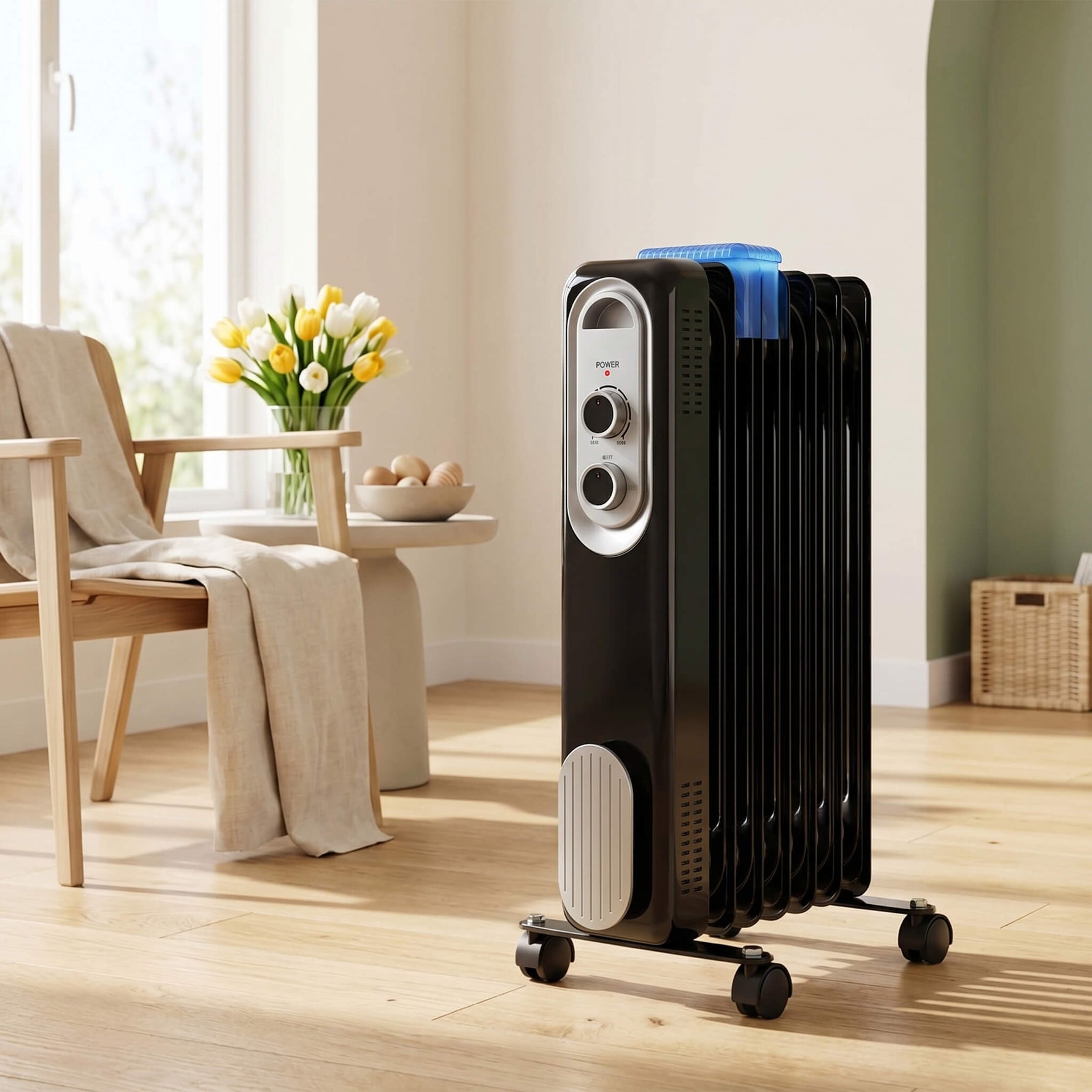 StockMAX SilentRadiate Oil-Filled Radiator Heater for Indoor Use
