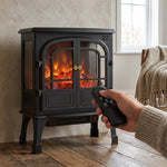 StockMAX Freestanding Electric Heater with 2 Heating Modes for Indoor Use