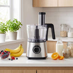 StockMAX 8-Cup Food Processor, Vegetable Chopper with accessories