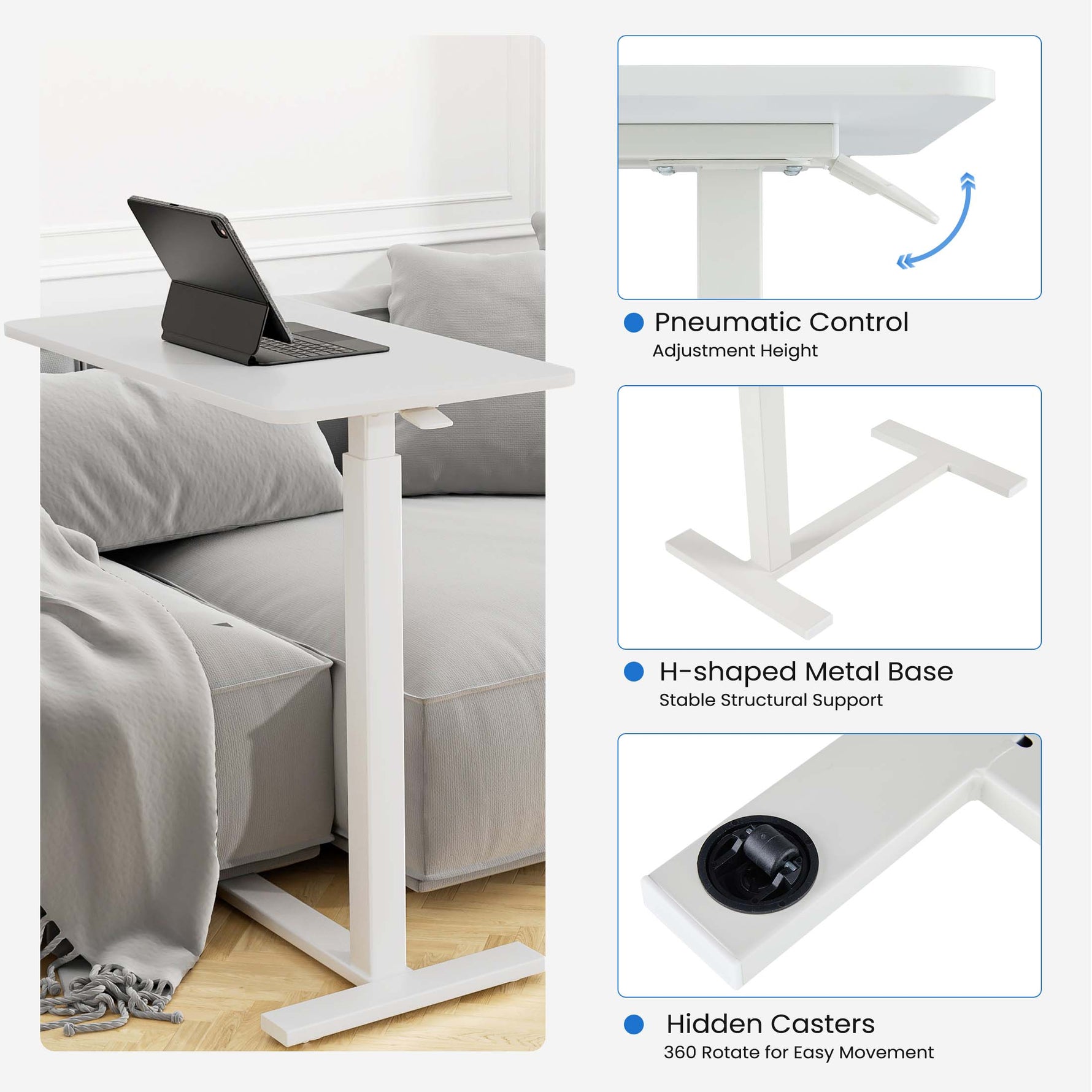 StockMAX Removable Standing Table for Bedroom Office
