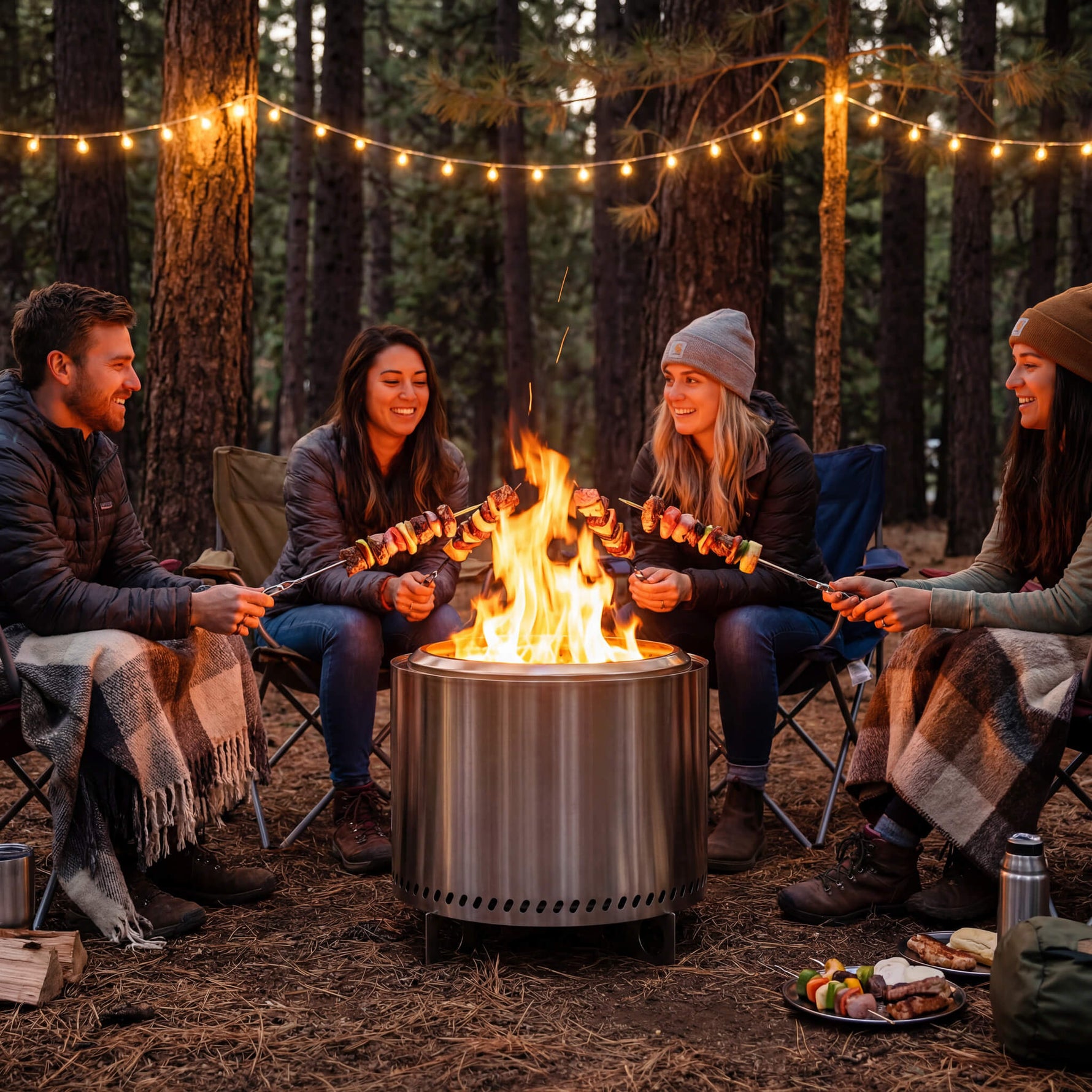StockMAX Portable Fire Pit Enjoy the Warmth of the Outdoors