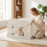 StockMAX Plastic Dog Playpen with Door, Puppy Fence