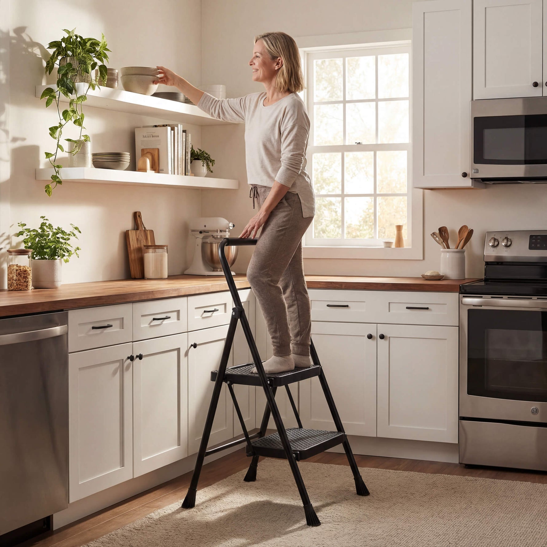 StockMAX Anti-Slip Ladder for Accessing and Storing Items