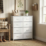 StockMAX High Dresser Fabric Storage Tower 8 Fabric Drawer
