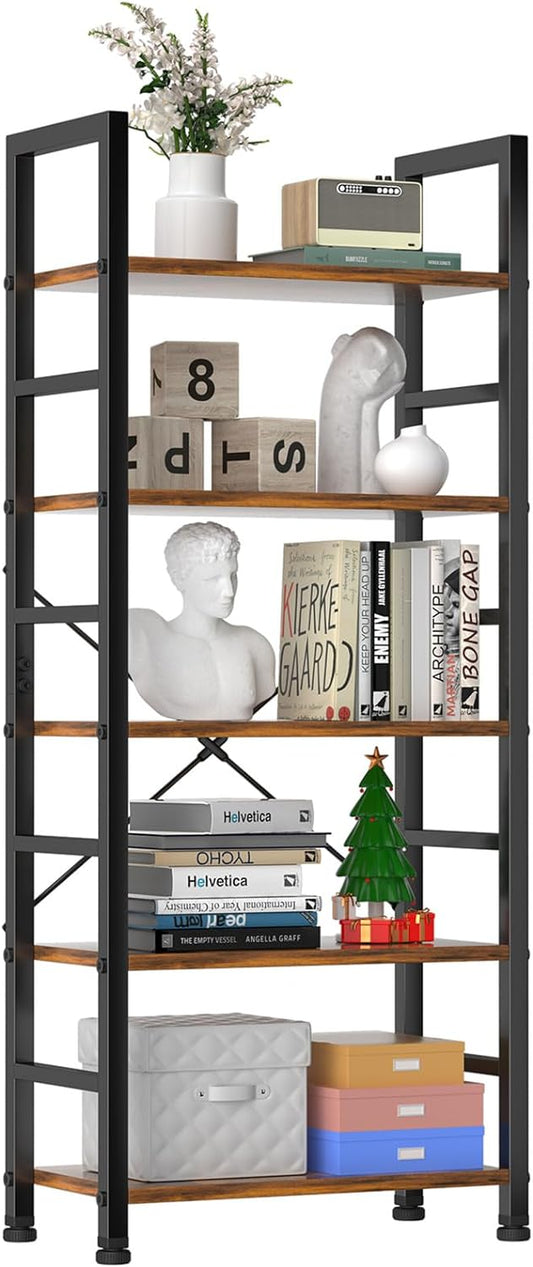 5 Tier Modern Bookshelf 5L1W