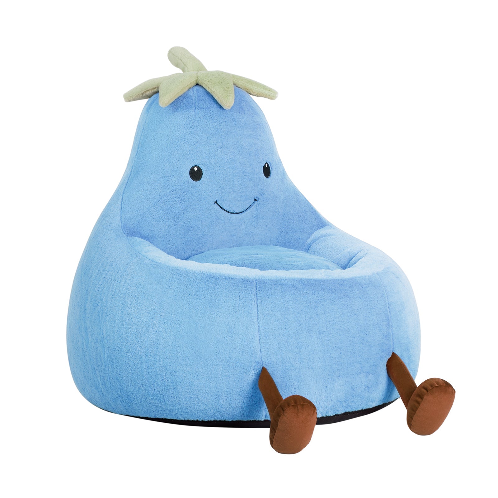 StockMAX Eggplant Bean Bag Chair – Soft ＆ Supportive