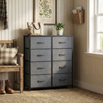 StockMAX High Dresser Fabric Storage Tower 8 Fabric Drawer