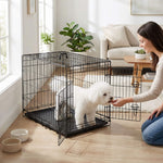 StockMAX Dog Crate Double Door with Divider Foldable Indoor/Outdoor