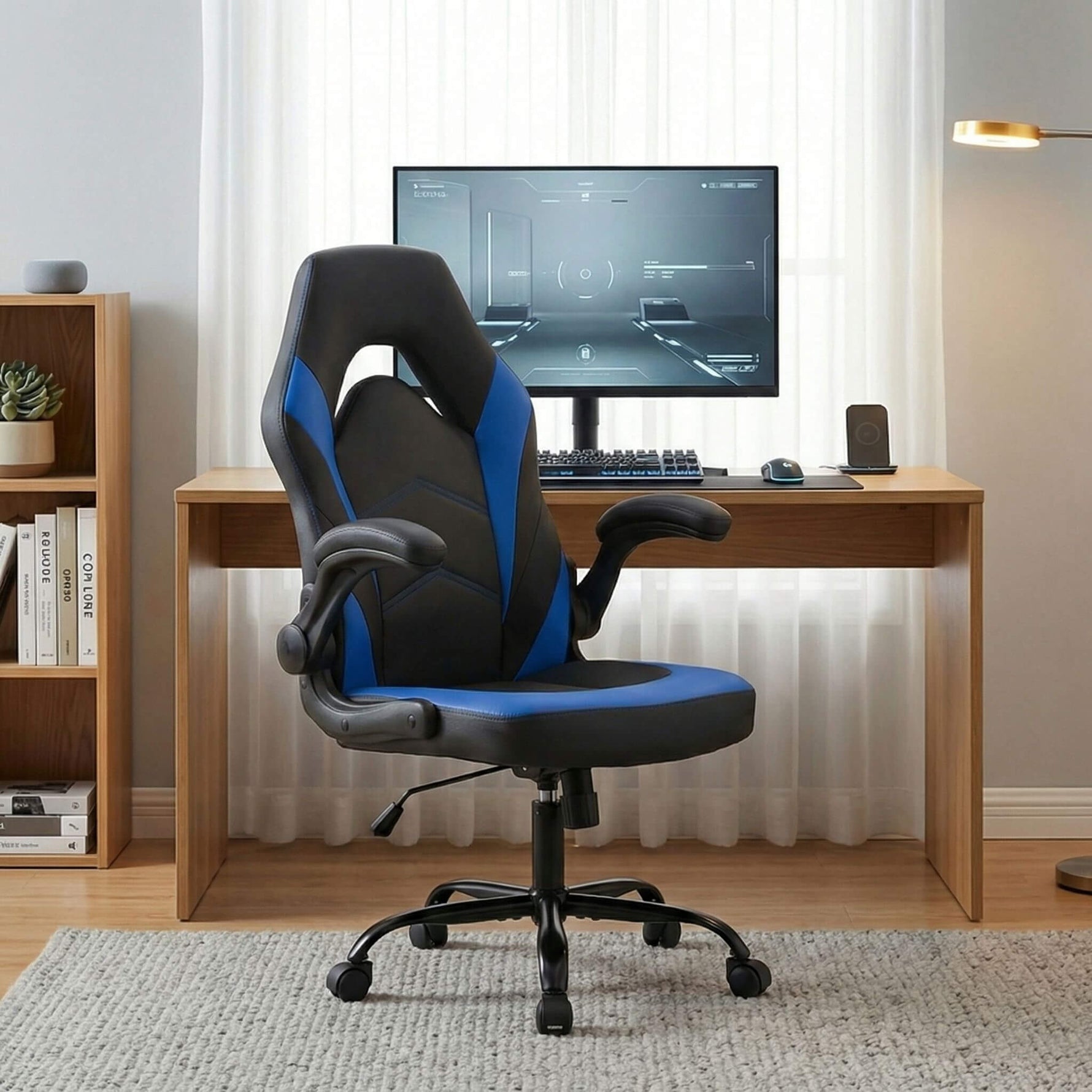StockMAX Leather Gaming Chair Height Adjustable For Playroom