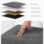 StockMAX Bed Footstool with Storage for Bedroom and Entry Door