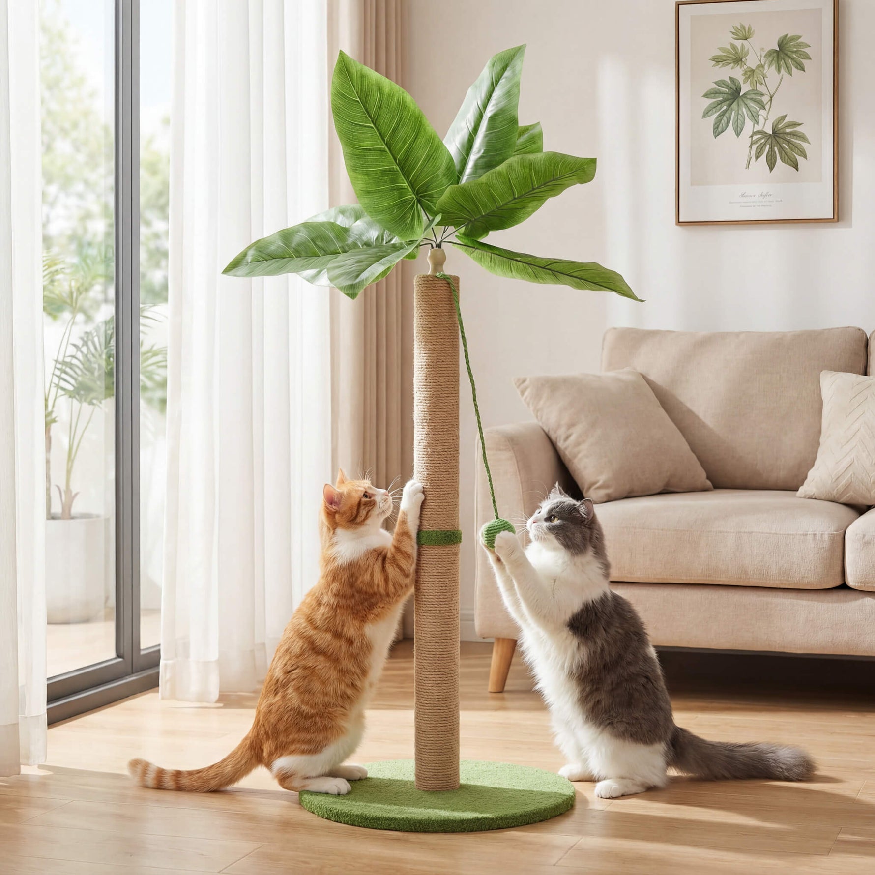 StockMAX 33" Small Plush Cat Tree Tower with Condo