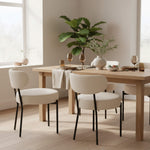 StockMAX Dining Chair Set of 2 Soft Cushions for Dining Room