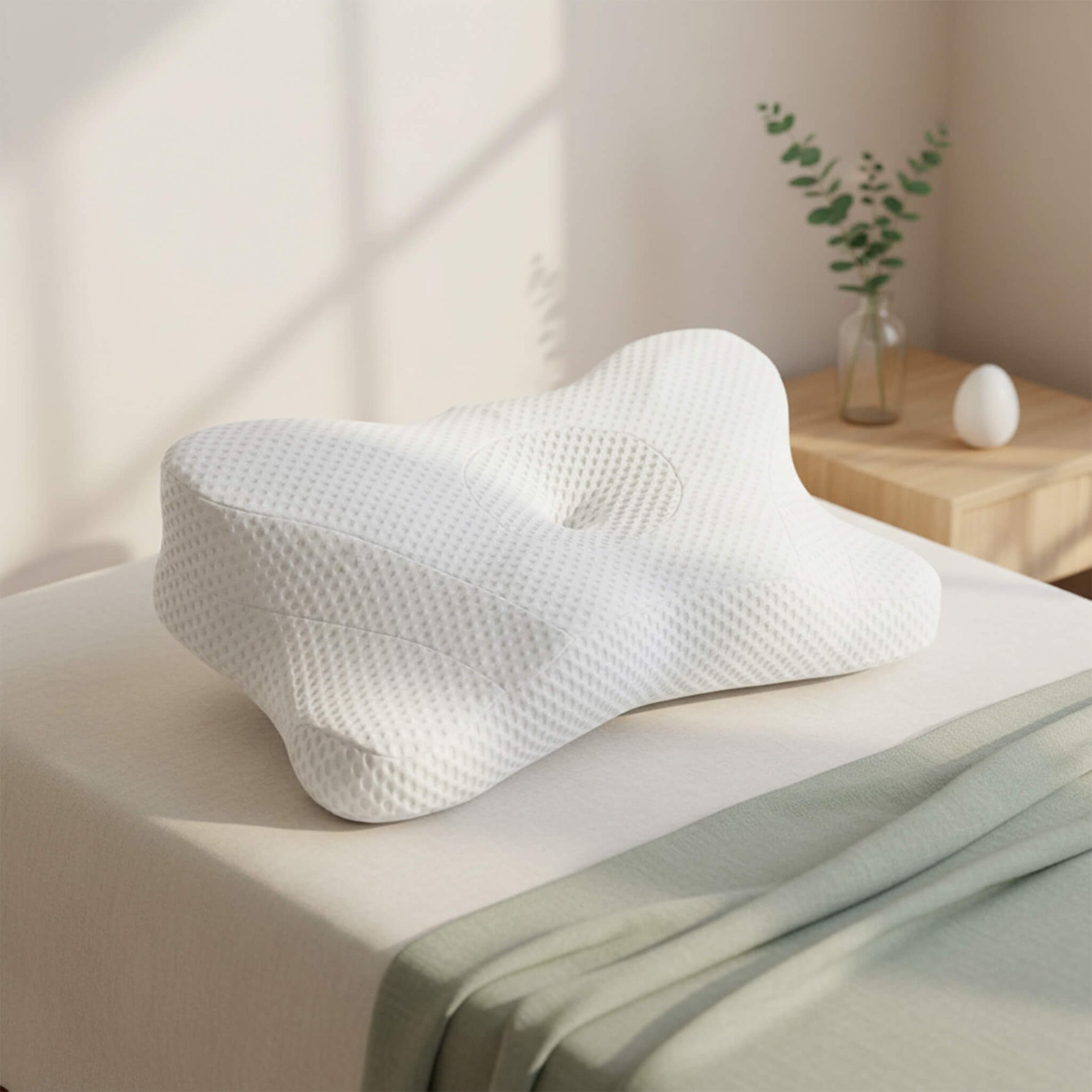 StockMAX Cervical Pillow Memory Foam for Improved Sleep Comfort