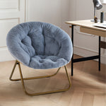 StockMAX Foldable Saucer Moon Chair for Living Room