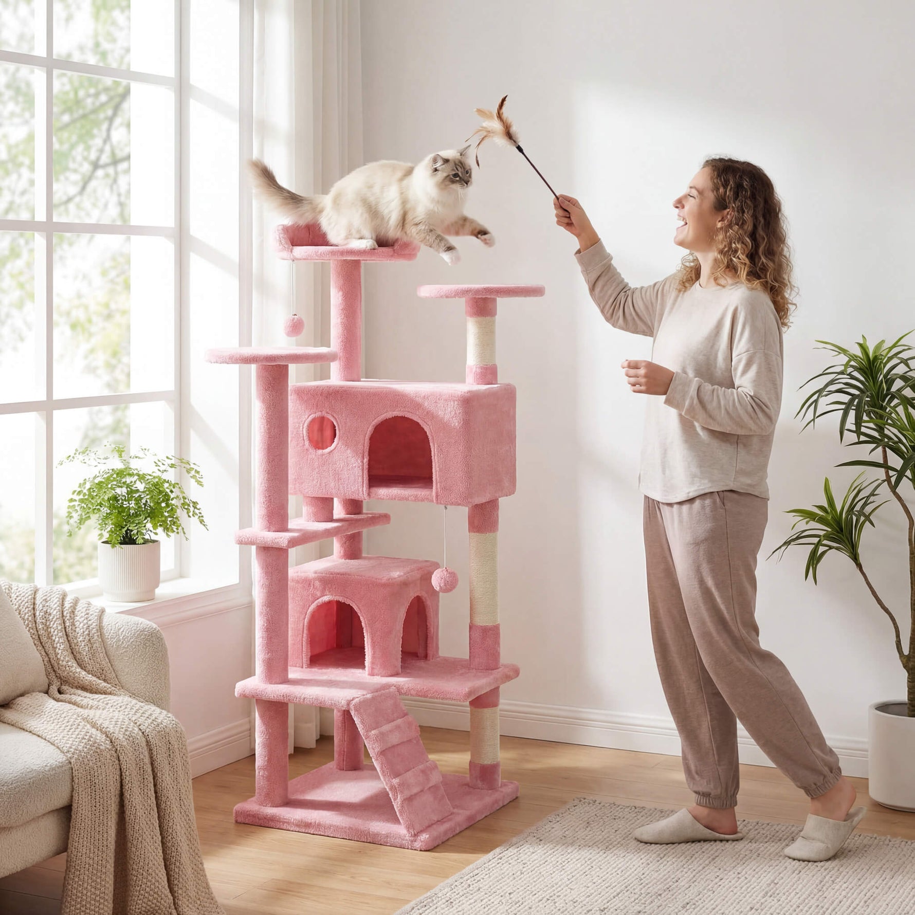 Cat Paradise: Plush Cat Climbing Frame