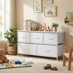 StockMAX Storage Cabinet with Metal Frame for Bedroom Dresser