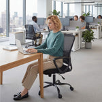StockMAX Office Chair with Lumbar Support and Armrests