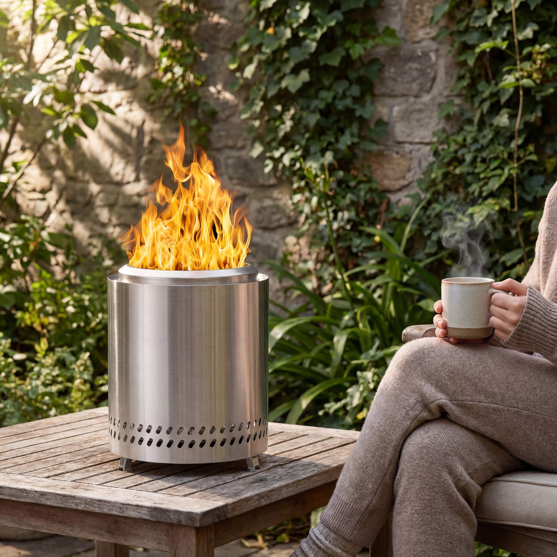 StockMAX Portable Fire Pit Enjoy the Warmth of the Outdoors