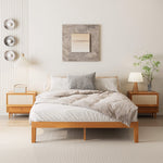 StockMAX Minimalist Solid Wood Bed Frame for Bedroom
