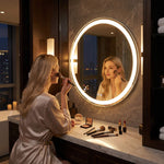 StockMAX Adjustable, Lighted, Anti-Fog Makeup Mirror for Bathroom