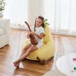StockMAX Eggplant Bean Bag Chair – Soft ＆ Supportive