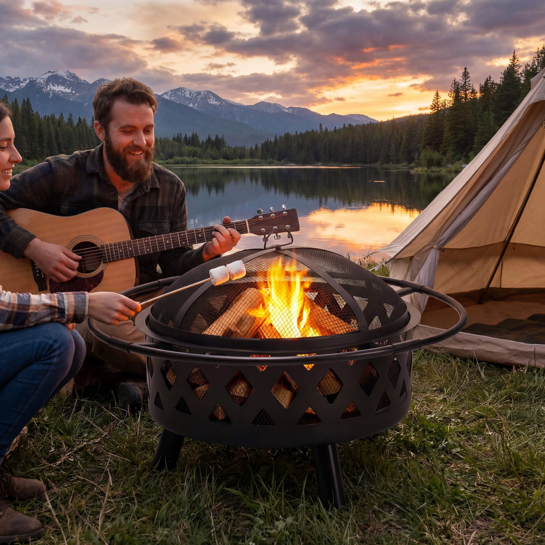 StockMAX | The Gatherer Outdoor Fire Pit — 30" & 36" Sizes（