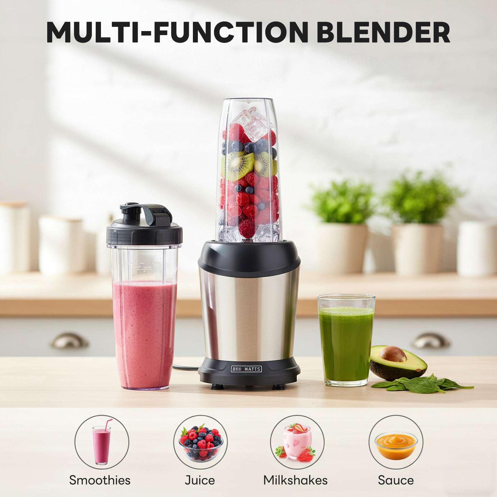 StockMAX Personal Blender With Travel Cups
