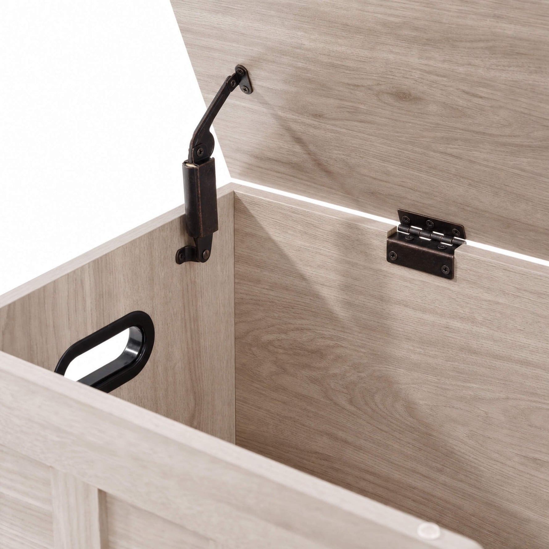 StockMAX Wooden Storage Bench with Soft-Close Lid