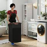 StockMAX Rolling Laundry Basket with Shelf with Multiple Drawers